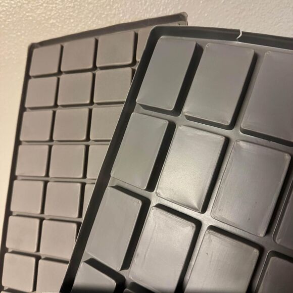 Set of 3 Jewelry Display Trays – Suede-Like Lined Compartment Organizers - Picture 4 of 7